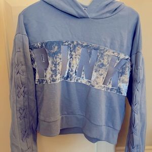 Victoria Secret Pink crop hoodie